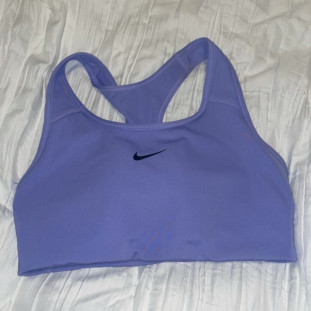 “Nike Dri-FIT Swoosh” Sports Bra